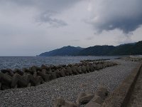 松ヶ崎の浜辺・・・更地はここにしか無い。